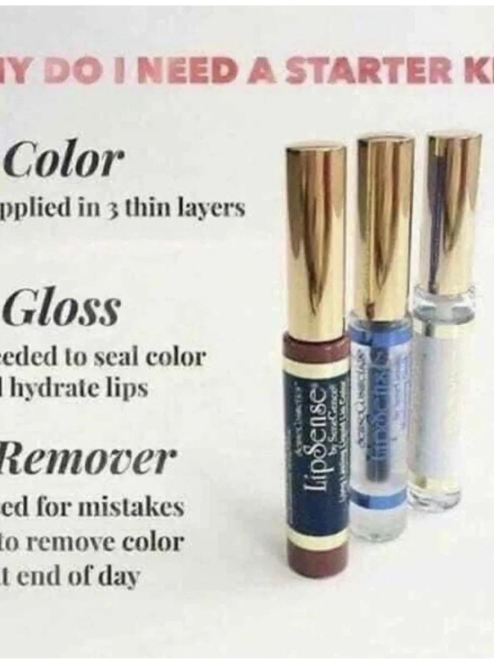 LipSense SenseGence Liquid Lip Stain Mauve Ice Long Lasting